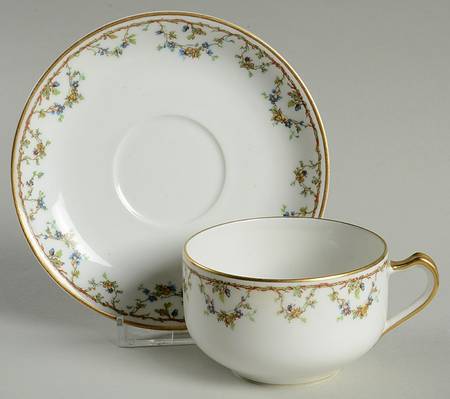 Schleiger 109C Flat Cup & Saucer Set