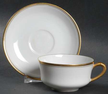 Schleiger 1125 Flat Demitasse Cup & Saucer Set