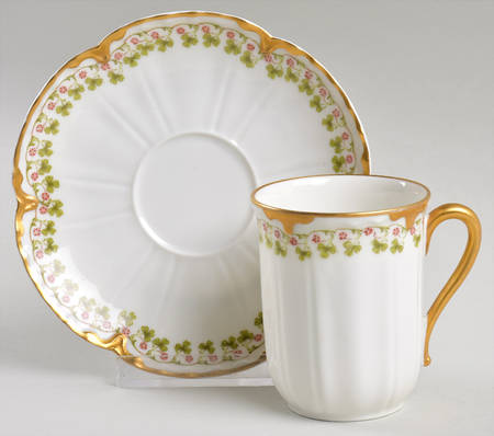 Schleiger 113  Chocolate Cup & Saucer Set