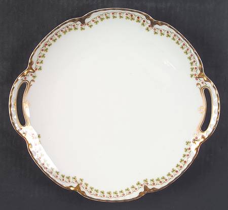 Schleiger 113  Handled Cake Plate