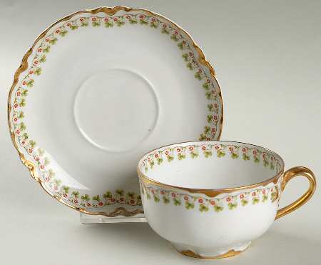 Schleiger 113A Flat Cup & Saucer Set