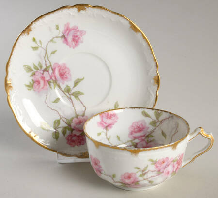 Schleiger 1151 Flat Cup & Saucer Set