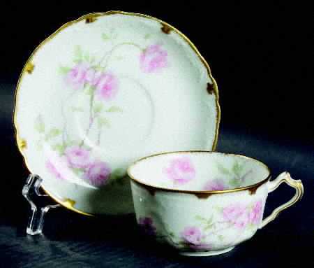 Schleiger 1151 Flat Cup & Saucer Set