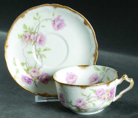 Schleiger 1151A Flat Cup & Saucer Set