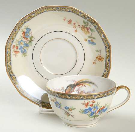 Schleiger 1228 Flat Cup & Saucer Set