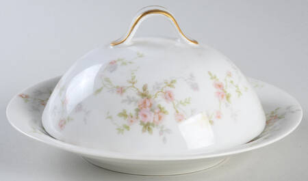 Schleiger 1245 Round Covered Butter w/Strainer