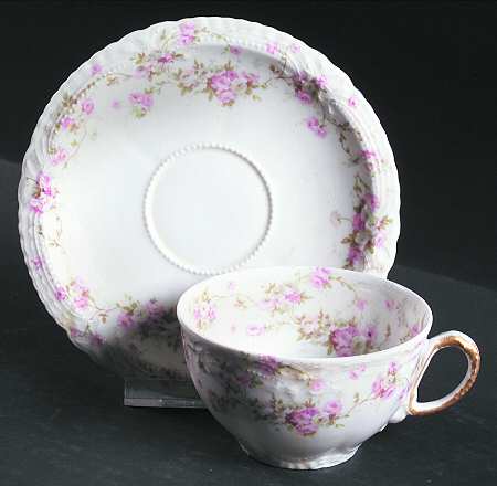 Schleiger 1246a Flat Cup & Saucer Set