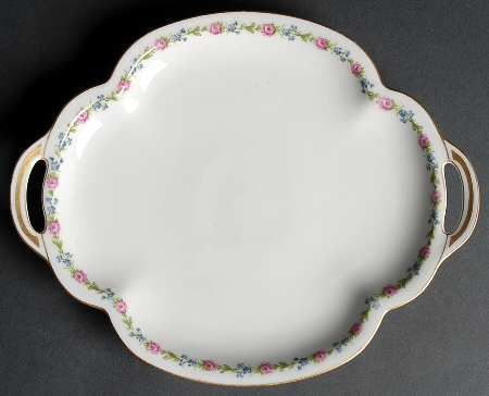 Schleiger 1263 Handled Cake Plate