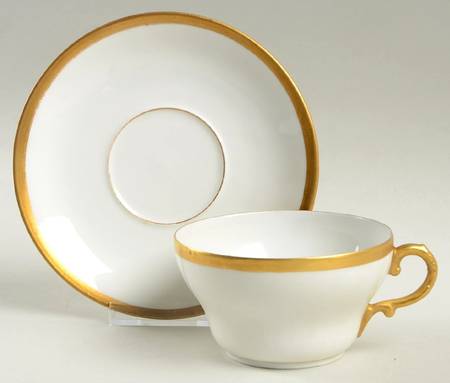 Schleiger 128 Flat Cup & Saucer Set