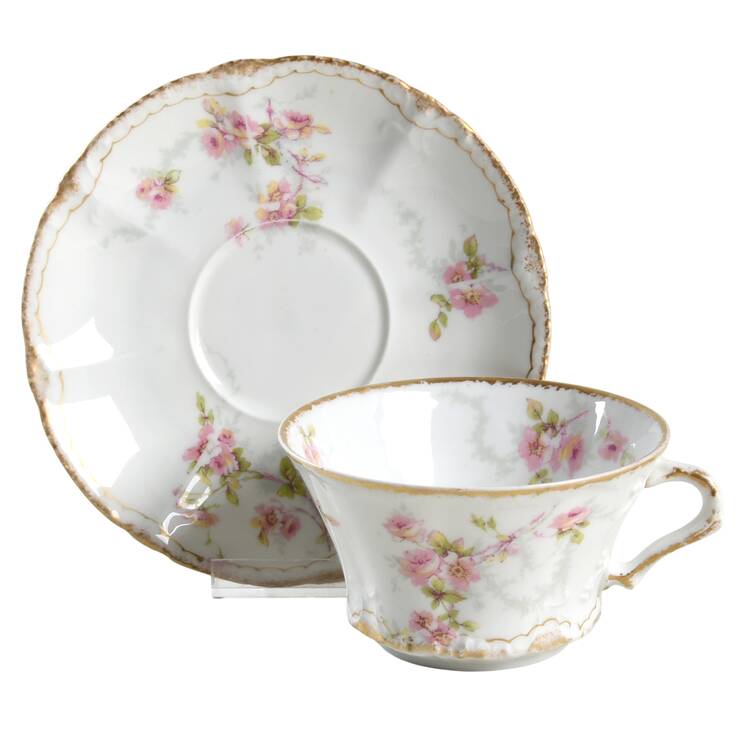 Schleiger 141D Oversized Cup & Saucer Set