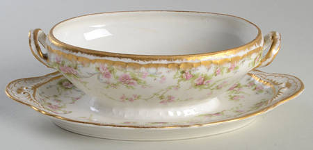 Schleiger 142a Gravy Boat w/Attached Underplate No Lid