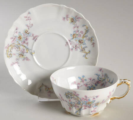 Schleiger 143i Flat Cup & Saucer Set