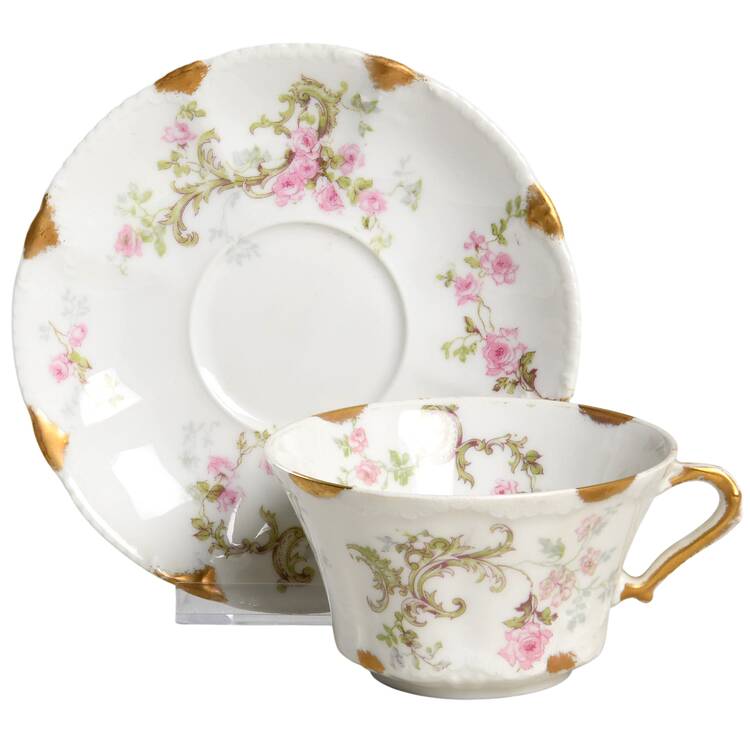 Schleiger 144 Oversized Cup & Saucer Set by Haviland