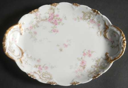 Schleiger 144 10" Oval Serving Platter by Haviland