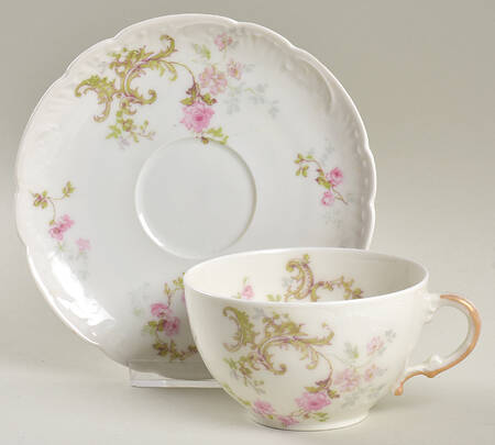 Schleiger 144a Flat Cup & Saucer Set