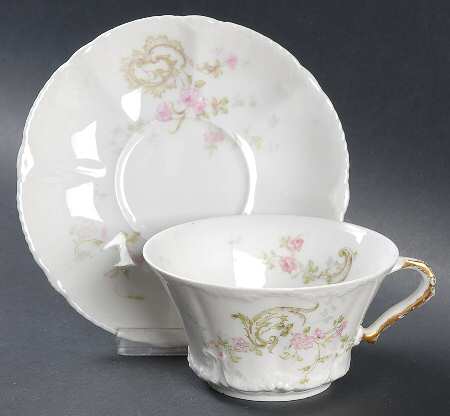 Schleiger 144E Flat Cup & Saucer Set