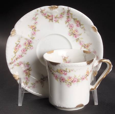 Schleiger 145 Flat Demitasse Cup & Saucer Set