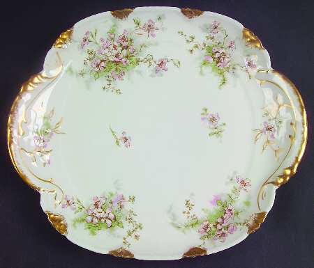 Schleiger 146 Square Handled Cake Plate