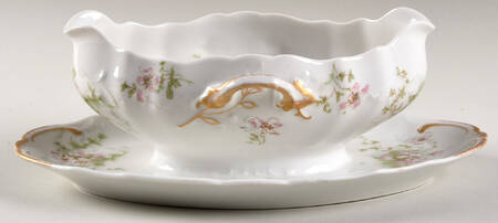 Schleiger 146A Gravy Boat with Attached Underplate