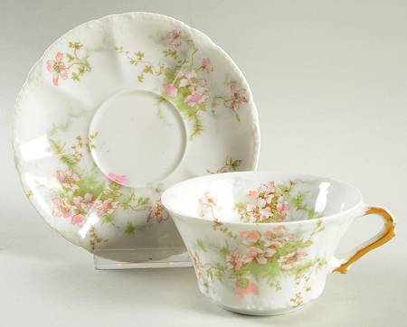 Schleiger 146B Flat Cup & Saucer Set