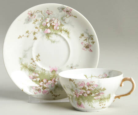 Schleiger 146D Flat Demitasse Cup & Saucer Set