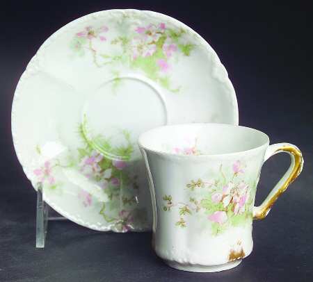 Schleiger 146M Flat Demitasse Cup & Saucer Set