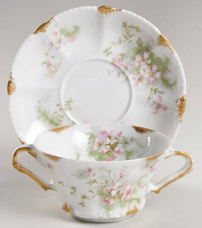 Schleiger 146O Flat Bouillon Cup & Saucer