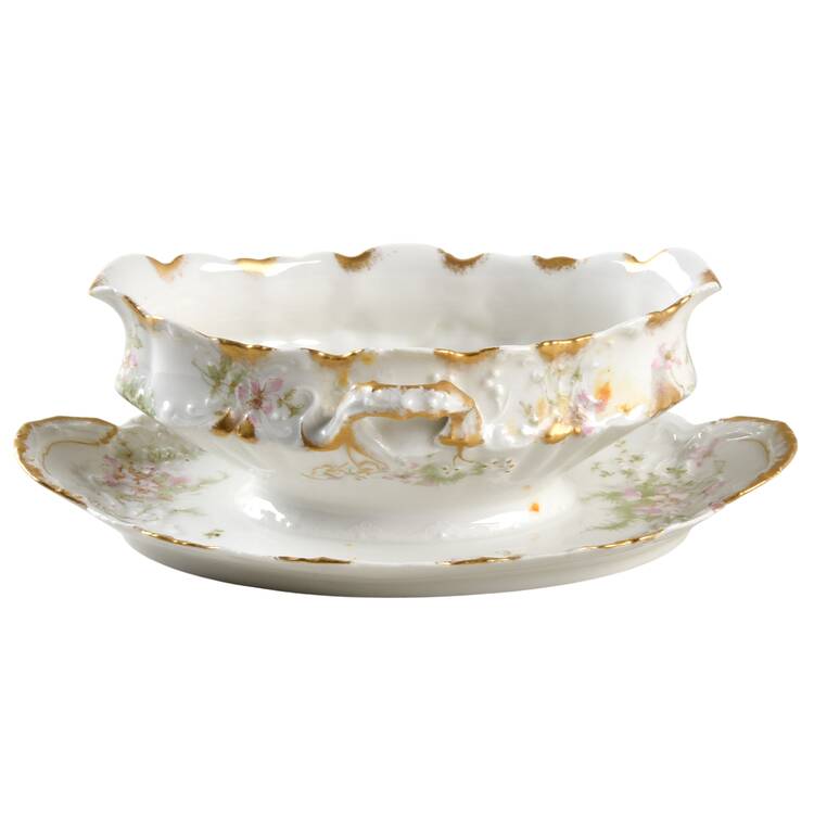 Schleiger 146O Gravy Boat with Attached Underplate