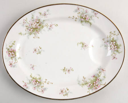 Schleiger 146r 13" Oval Serving Platter by Haviland