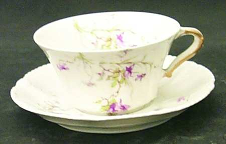 Schleiger 148G Flat Cup & Saucer Set