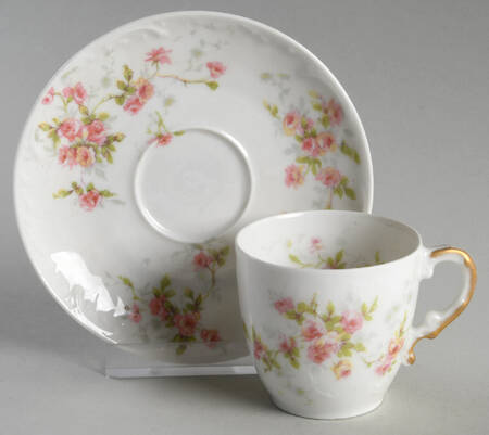 Schleiger 150 Flat Demitasse Cup & Saucer Set