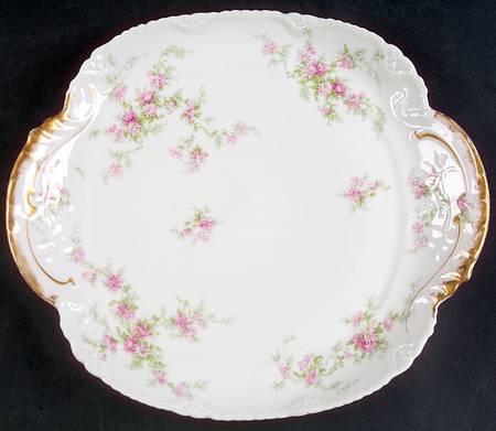 Schleiger 151 Square Handled Cake Plate