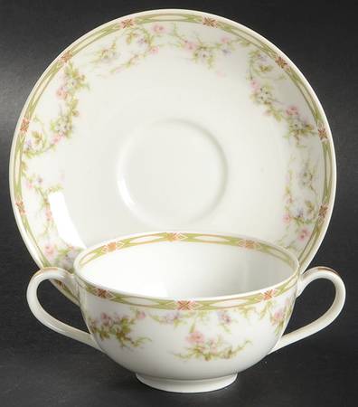 Schleiger 152 Flat Bouillon Cup & Saucer