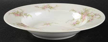Schleiger 154a (White Background) Rim Soup Bowl