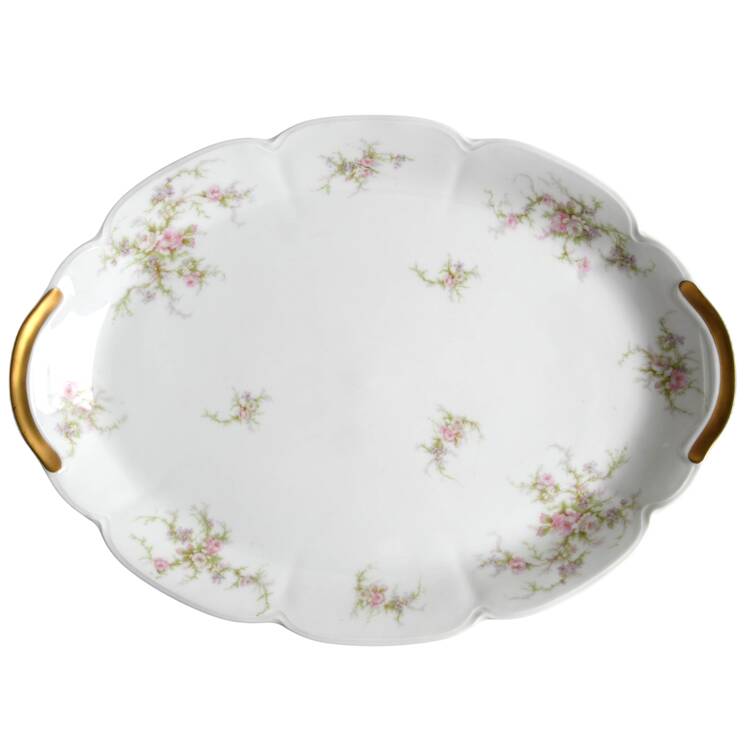 Schleiger 154D 16" Oval Serving Platter by Haviland