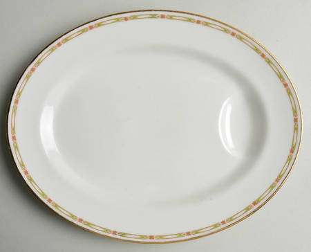 Schleiger 169a 11" Oval Serving Platter with Well