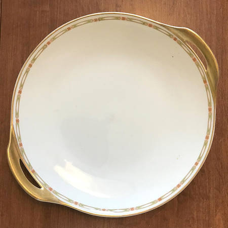 Schleiger 169a Handled Cake Plate