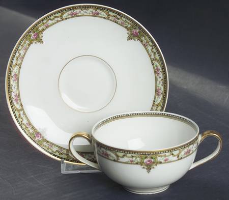 Schleiger 170C Flat Bouillon Cup & Saucer