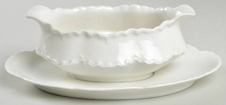 Schleiger 2&13 Gravy Boat with Attached Underplate