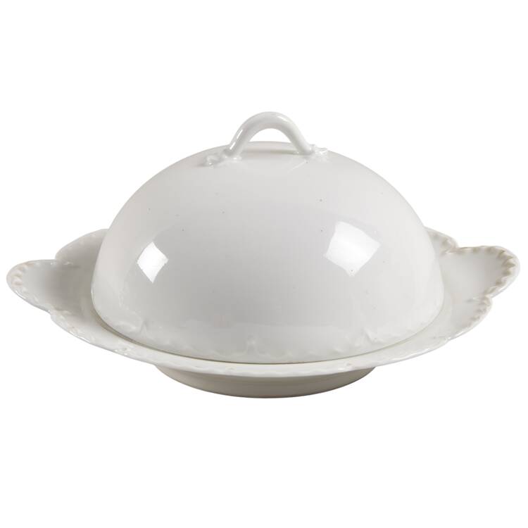 Schleiger 2&13 Round Covered Butter with Strainer