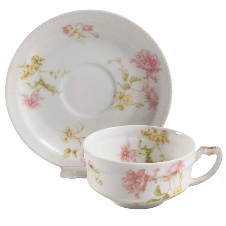 Schleiger 221f Flat Cup & Saucer Set