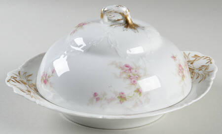 Schleiger 223A Round Covered Butter by Haviland