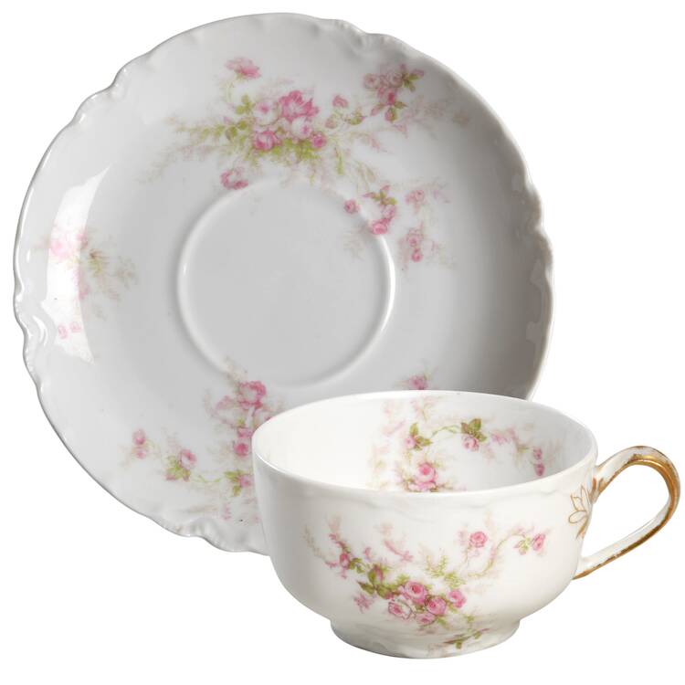 Schleiger 223A Flat Cup & Saucer Set