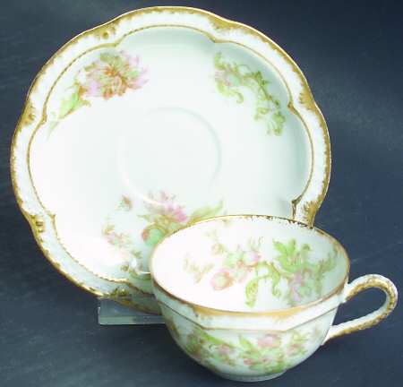 Schleiger 235B Flat Demitasse Cup & Saucer Set