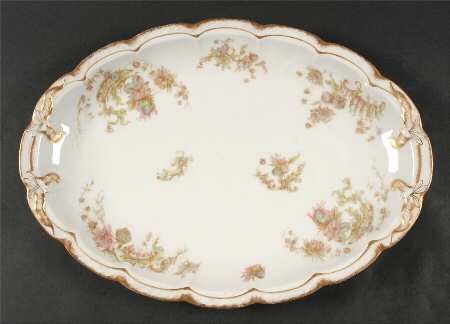 Schleiger 235B 16" Oval Serving Platter by Haviland