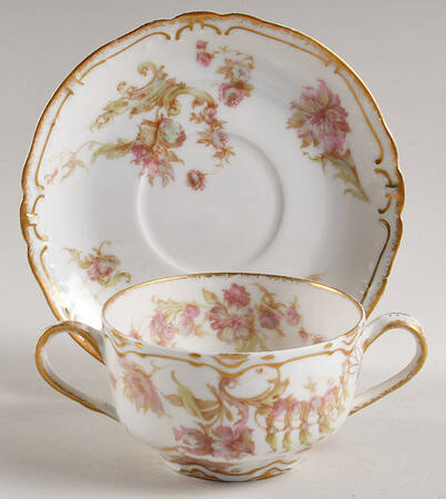Schleiger 235E Flat Bouillon Cup & Saucer