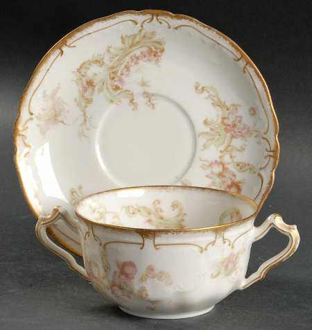 Schleiger 235E Flat Bouillon Cup & Saucer