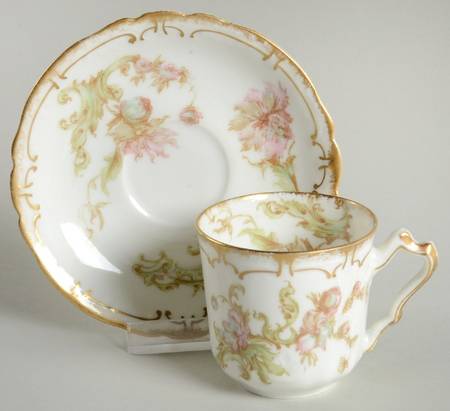 Schleiger 235E Flat Demitasse Cup & Saucer Set