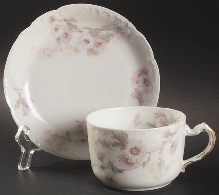 Schleiger 237C Flat Cup & Saucer Set