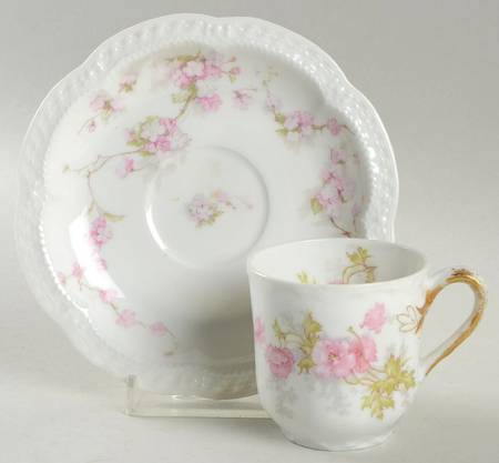 Schleiger 248 Flat Demitasse Cup & Saucer Set